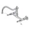 Kingston Brass KS3241PL Two-Handle Wall Mount Bathroom Faucet, Polished Chrome KS3241PL - alternate 1